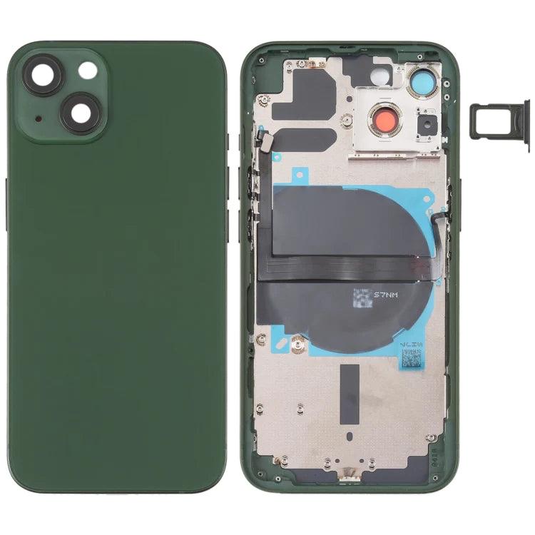 Replacement iPhone 13 Battery Back Housing With Small Parts- Green - Best Cell Phone Parts Distributor in Canada, Parts Source Replacement iPhone 13 Battery Back Housing With Small Parts- Green - Best Cell Phone Parts Distributor in Canada, Parts Source